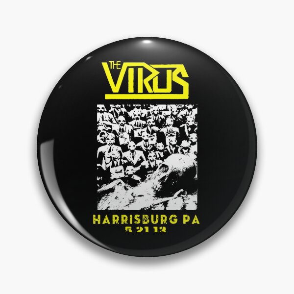 Item preview, Yellow Typography Experimental Metal The Virus Harrisburg PA 2112 designed and sold by Akerue00.