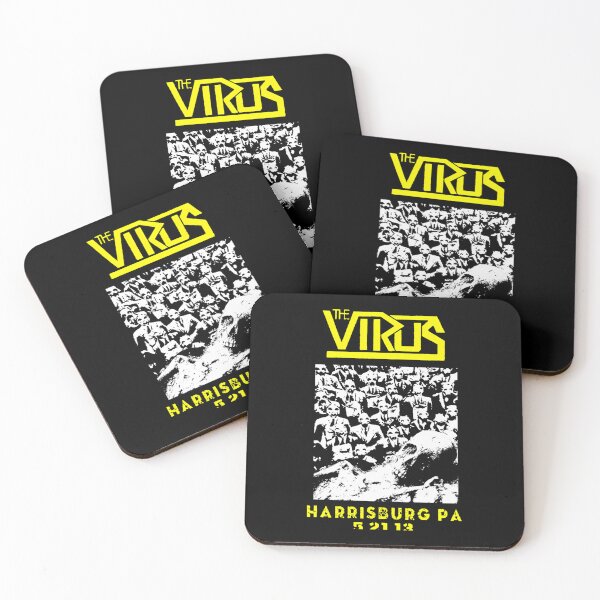 Item preview, Yellow Typography Experimental Metal The Virus Harrisburg PA 2112 designed and sold by Akerue00.