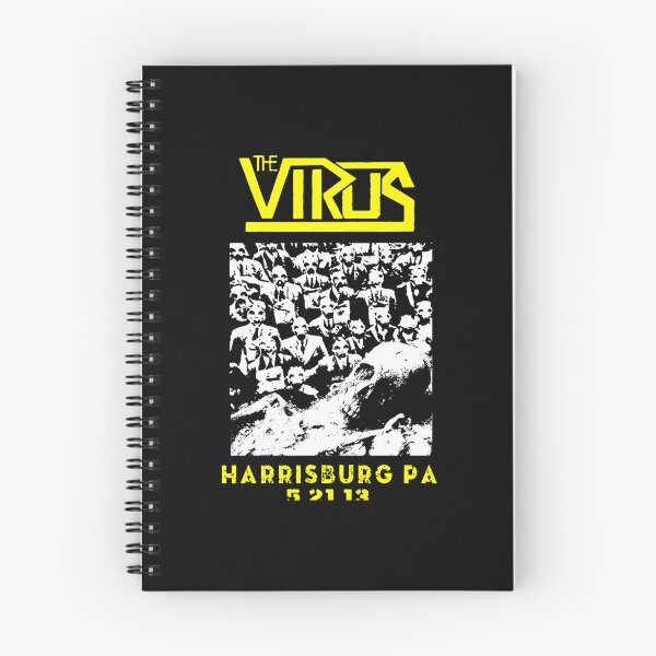 Item preview, Yellow Typography Experimental Metal The Virus Harrisburg PA 2112 designed and sold by Akerue00.