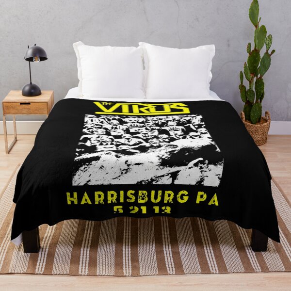 Item preview, Yellow Typography Experimental Metal The Virus Harrisburg PA 2112 designed and sold by Akerue00.