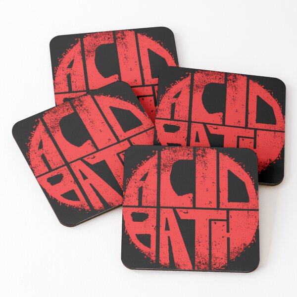 Item preview, Red Acid-Bath Logo Band T-Shirt designed and sold by YvesWeber.