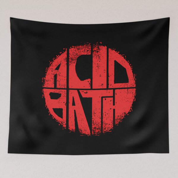 Item preview, Red Acid-Bath Logo Band T-Shirt designed and sold by YvesWeber.