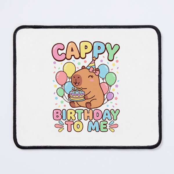 Item preview, Cappy Birthday Capybara Birthday to Me  designed and sold by ArleneRowe.