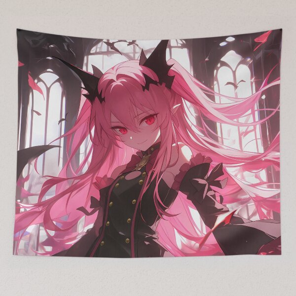 Item preview, Crimson Krul Tepes Seraph Of The End Gothic Castle Anime Girl Waifu Power designed and sold by Spraykart.