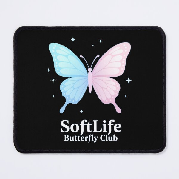 Item preview, Soft Life Butterfly Club Aesthetic Spring Design designed and sold by AnimalAirtistry.
