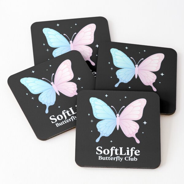 Item preview,  Soft Life Butterfly Club Aesthetic Spring Design designed and sold by AnimalAirtistry.