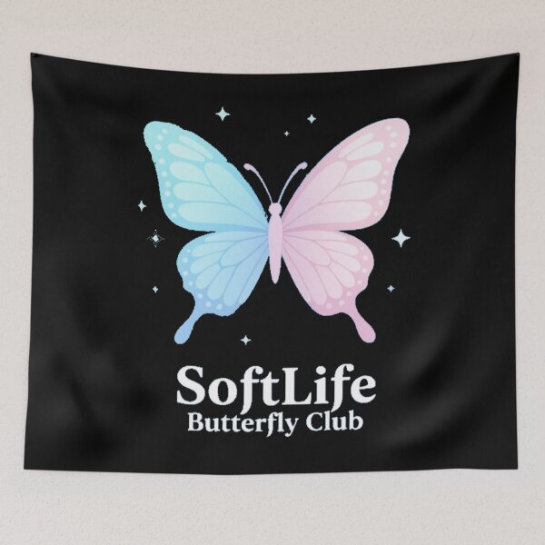 Item preview,  Soft Life Butterfly Club Aesthetic Spring Design designed and sold by AnimalAirtistry.