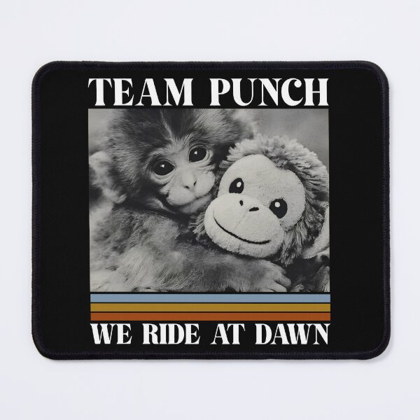 Item preview, Team Punch, Punch the monkey - Baby Monkey Holding Plush Toy, Monkey Punch, Punch Monkey designed and sold by MD-Over.