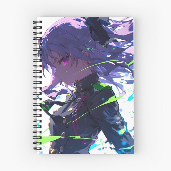 Item preview, Intense Hiiragi Shinoa Seraph Of The End Battle Aura Anime Girl Waifu Energy designed and sold by Spraykart.