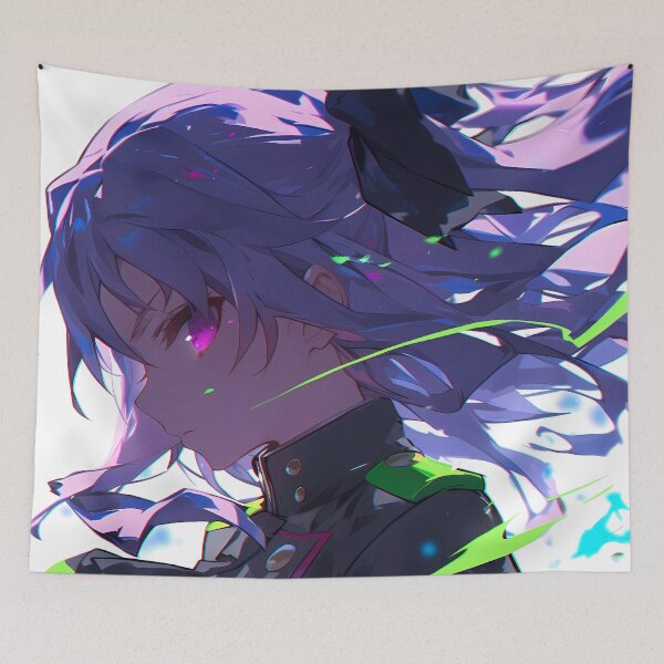 Item preview, Intense Hiiragi Shinoa Seraph Of The End Battle Aura Anime Girl Waifu Energy designed and sold by Spraykart.