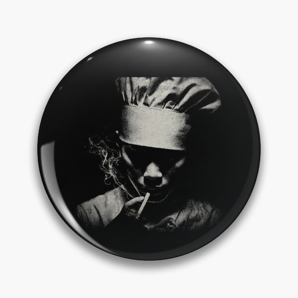 Item preview, Gritty Chef Smoking Halftone Portrait designed and sold by k3rstman1.