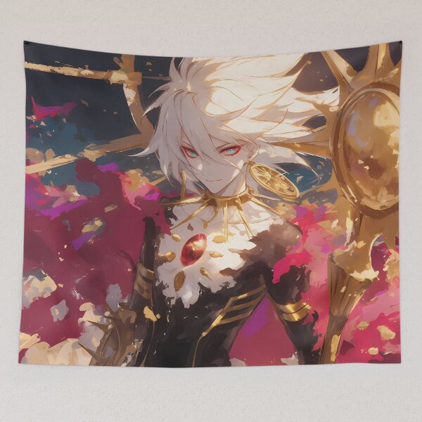 Item preview, Karna Red Lancer Fate Grand Order Game Anime Celestial Power Sky Divine Energy designed and sold by Spraykart.