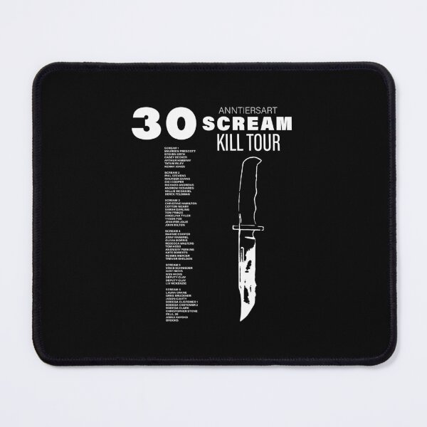 Item preview, Scream 7 Kill Tour 30th Anniversary Black Back designed and sold by HughIeas.