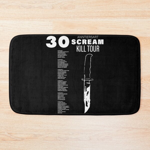 Item preview, Scream 7 Kill Tour 30th Anniversary Black Back designed and sold by HughIeas.