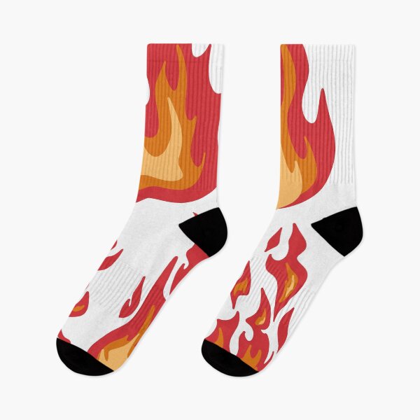 Item preview, Hot Fire Flames Sticker Pack - Red Orange Burning Flare Doodles designed and sold by LYAN-STORE.
