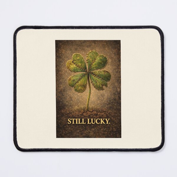 Item preview, Still Lucky – Resilient Shamrock Irish Design designed and sold by Hornace88studio.