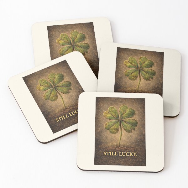 Item preview, Still Lucky – Resilient Shamrock Irish Design designed and sold by Hornace88studio.
