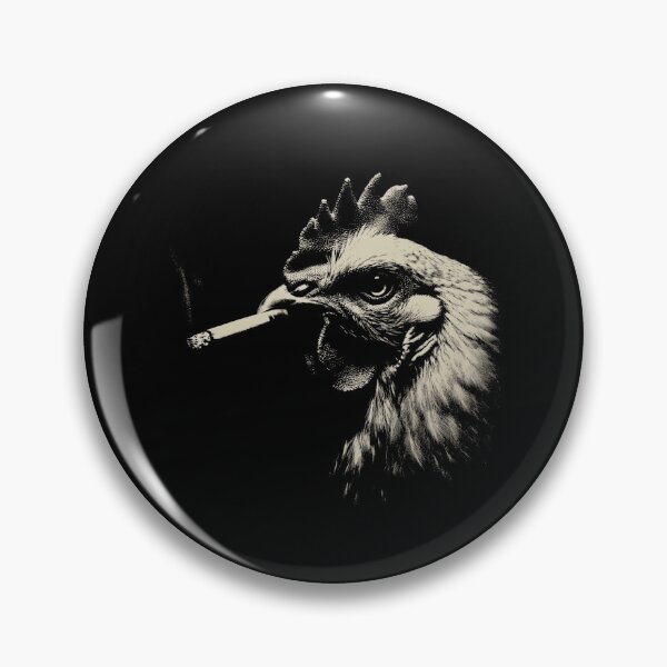 Item preview, Edgy Chicken Smoking Cigarette Low Key designed and sold by k3rstman1.