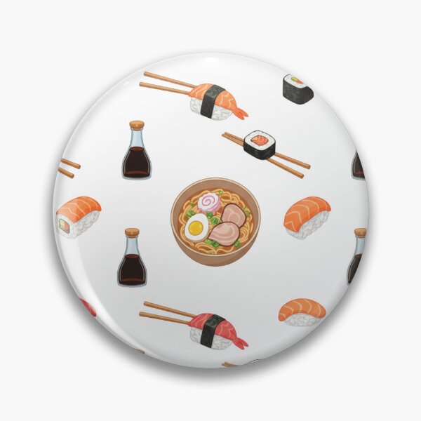 Item preview, Sushi and Ramen Pattern Design designed and sold by PriyankaSonara.