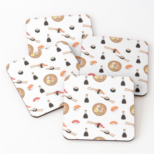 Item preview, Sushi and Ramen Pattern Design designed and sold by PriyankaSonara.