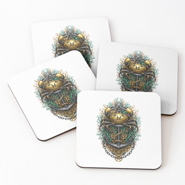 Item preview, Clockwork Sentinel — Steampunk Crab Anchor Crest designed and sold by The Visual Syllabus.