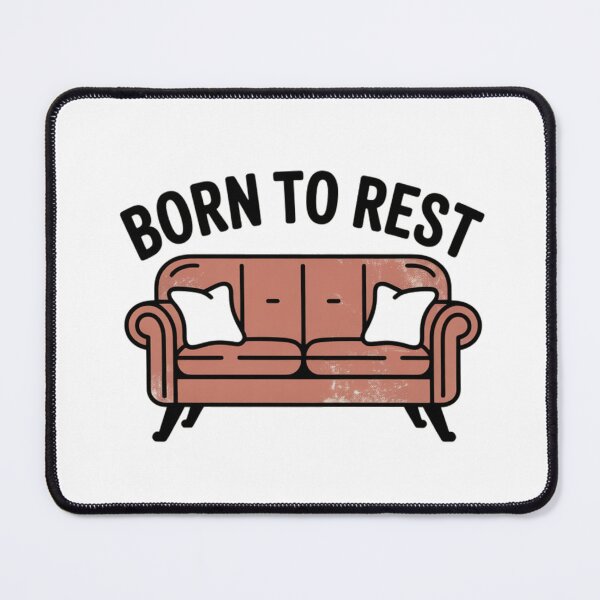 Item preview, Born To Rest - Retro Couch Potato Aesthetic designed and sold by Cindralith.