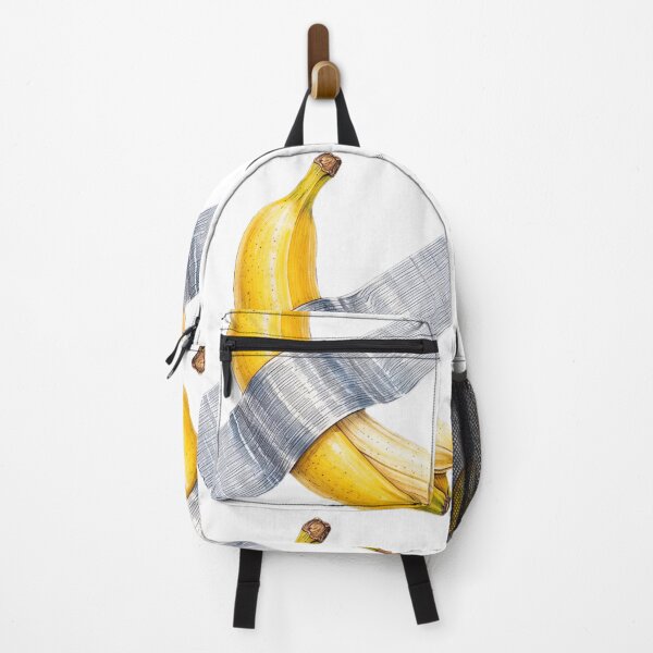Item preview, Taped Banana – Colored Pencil Sticker Style Illustration designed and sold by Felixuss.