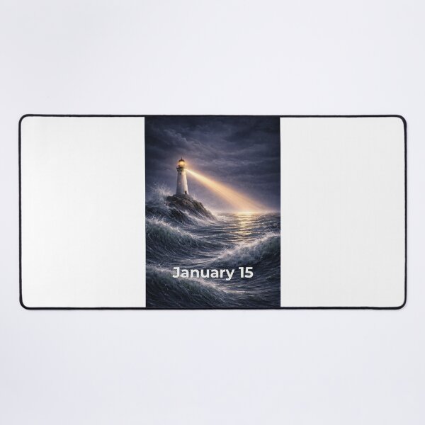 Item preview, Lighthouse of Hope – January 15 designed and sold by ariksworld.