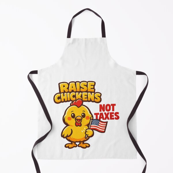 Item preview, Raise Chickens Not Taxes Funny Patriotic Farm designed and sold by Pawsome Quotes.