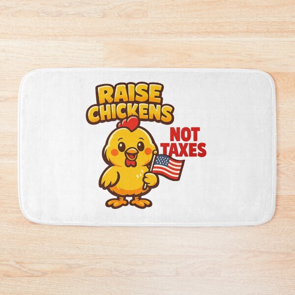 Item preview, Raise Chickens Not Taxes Funny Patriotic Farm designed and sold by Pawsome Quotes.