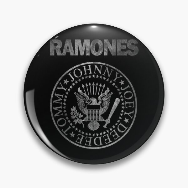 Artikelvorschau, Johnny Joey Deedee Tommy Ramones Bandlogo – graues Used-Design entworfen und verkauft von Fexdvers.