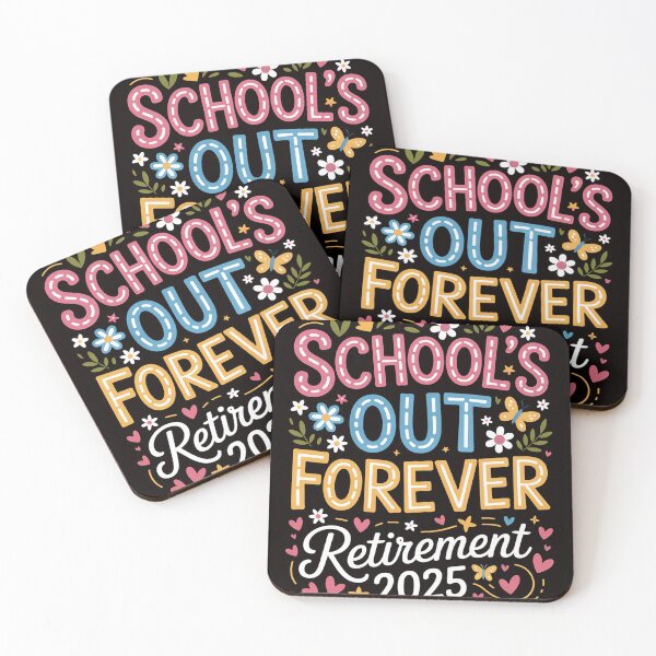 Item preview, School's Out Forever Retired Teacher 2025 Retirement designed and sold by RONALPARAD.