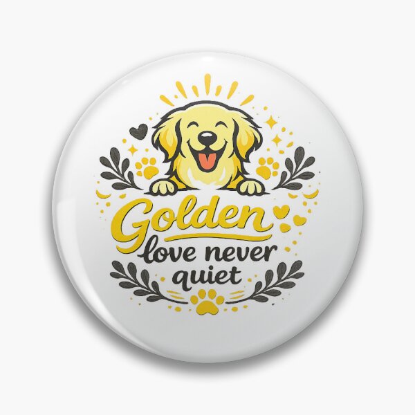 Item preview, Golden Love Never Quiet Golden Retriever Gift designed and sold by WildVista.