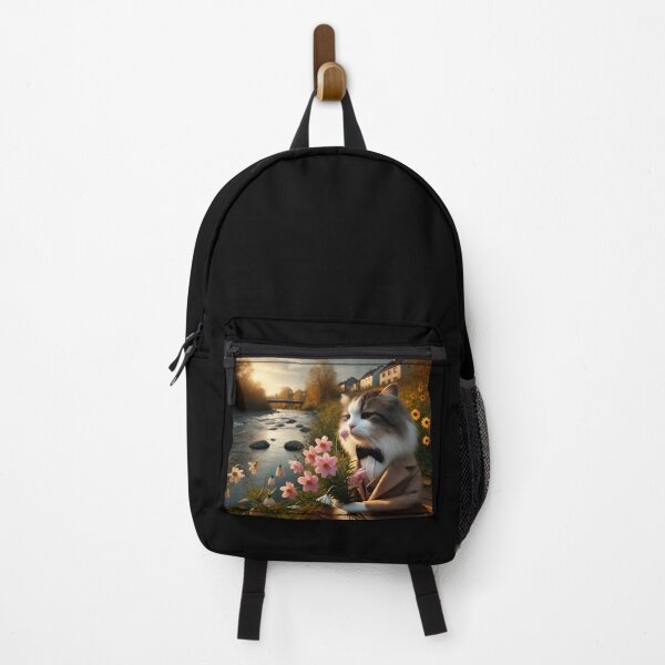 Item preview, Romantic Cat – Sunset Bouquet designed and sold by Dogandesighn.