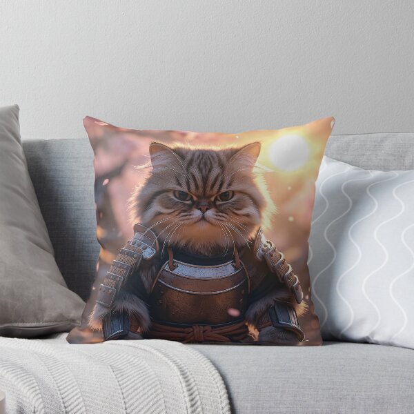Item preview, Epic Samurai Tabby Cat Protecting Mice in Ancient Japan designed and sold by Jaani-T.