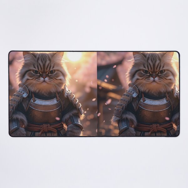 Item preview, Epic Samurai Tabby Cat Protecting Mice in Ancient Japan designed and sold by Jaani-T.
