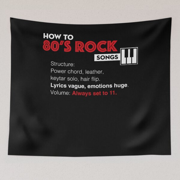 Item preview,  80'S Rock How To Songs designed and sold by Moose-Hunter.