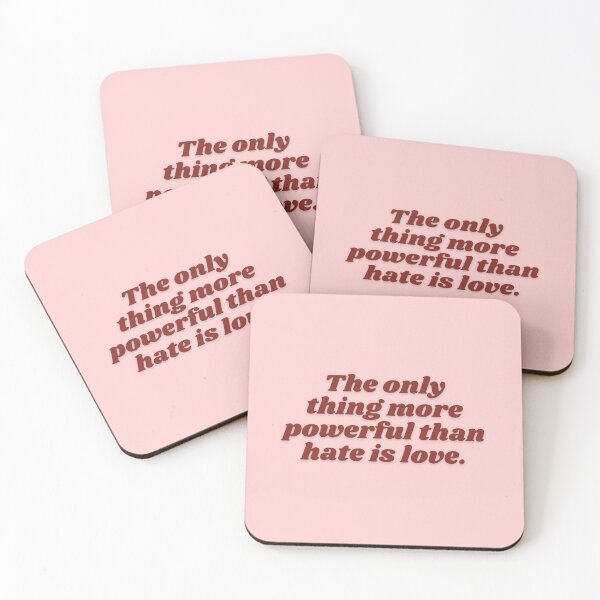 Item preview, The only thing more powerful than hate is love designed and sold by fashionvante.