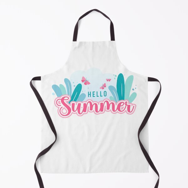 Item preview, Hello Summer lettering and pink butterflies designed and sold by CHERRY--SHOP.