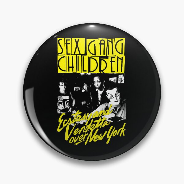Item preview, Sex Gang Children Ecstasyand Vendetta Over New York 80S Post Punk Goth designed and sold by ShawonDesigns.