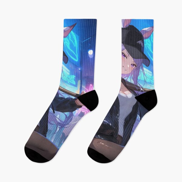 Item preview, Mejiro Mcqueen Uma Musume Neon City Bat Street Glow designed and sold by Spraykart.