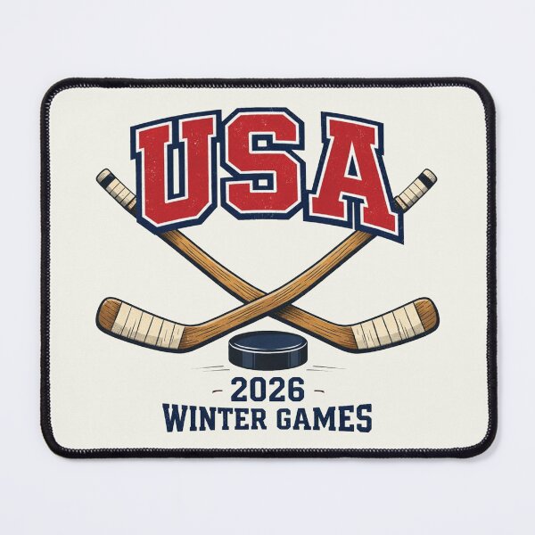 Item preview, Vintage American Ice Hockey, USA Hockey 2026, Winter Games, Ice Hockey Lover, Team usa hockey designed and sold by Vonravenn.