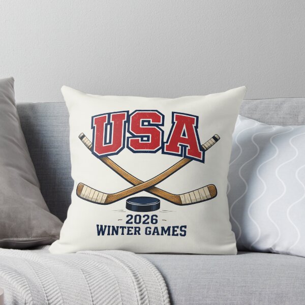 Item preview, Vintage American Ice Hockey, USA Hockey 2026, Winter Games, Ice Hockey Lover, Team usa hockey designed and sold by Vonravenn.