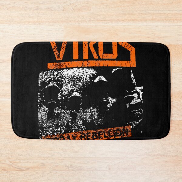 Item preview, The Virus Today Tomorrow Freedoom Orange Typography And White Silhouette designed and sold by ShawonDesigns.