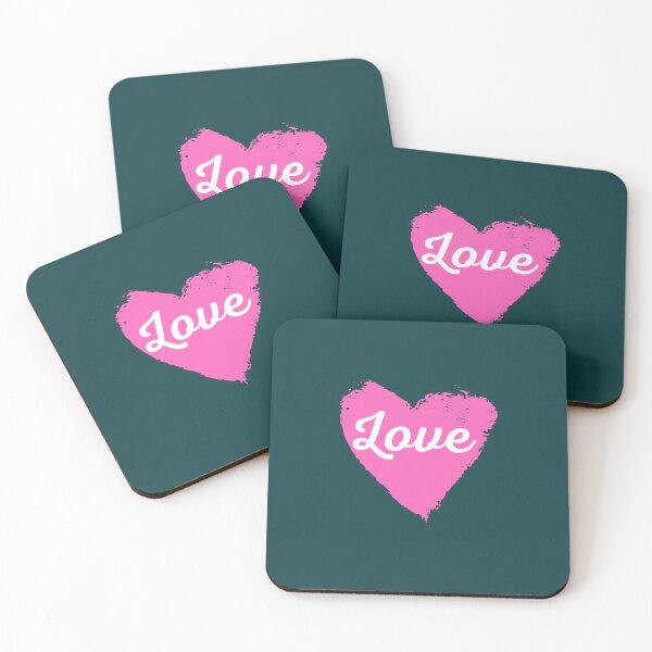 Item preview, Pink Brushstroke Love Heart – Sweet Romantic Aesthetic designed and sold by PACS0011.