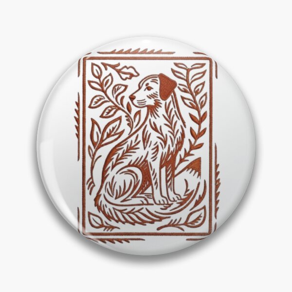 Item preview, Dog Woodblock Print designed and sold by PhreshPickt.