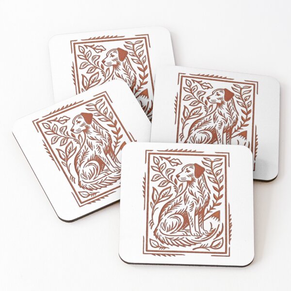 Item preview, Dog Woodblock Print designed and sold by PhreshPickt.
