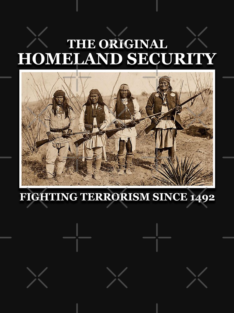 Thumbnail 6 von 6, Premium T-Shirt, Das Original Homeland Security Novelty Native American Geschenk designt und verkauft von red9991.