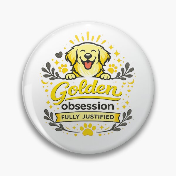 Item preview, Golden Obsession Fully Justified Retriever Gift designed and sold by WildVista.