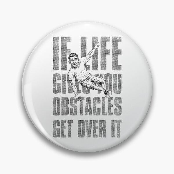 Item preview, Parkour Traceur If Life Gives You Obstacles Funny Jump designed and sold by GrandeDuc.